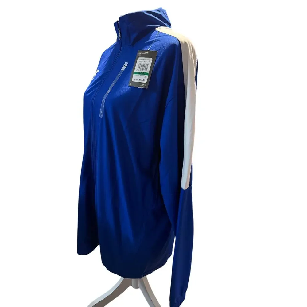 Under Armour Challenger Track Jacket, Royal Blue & White, Men's Size Large, NWT